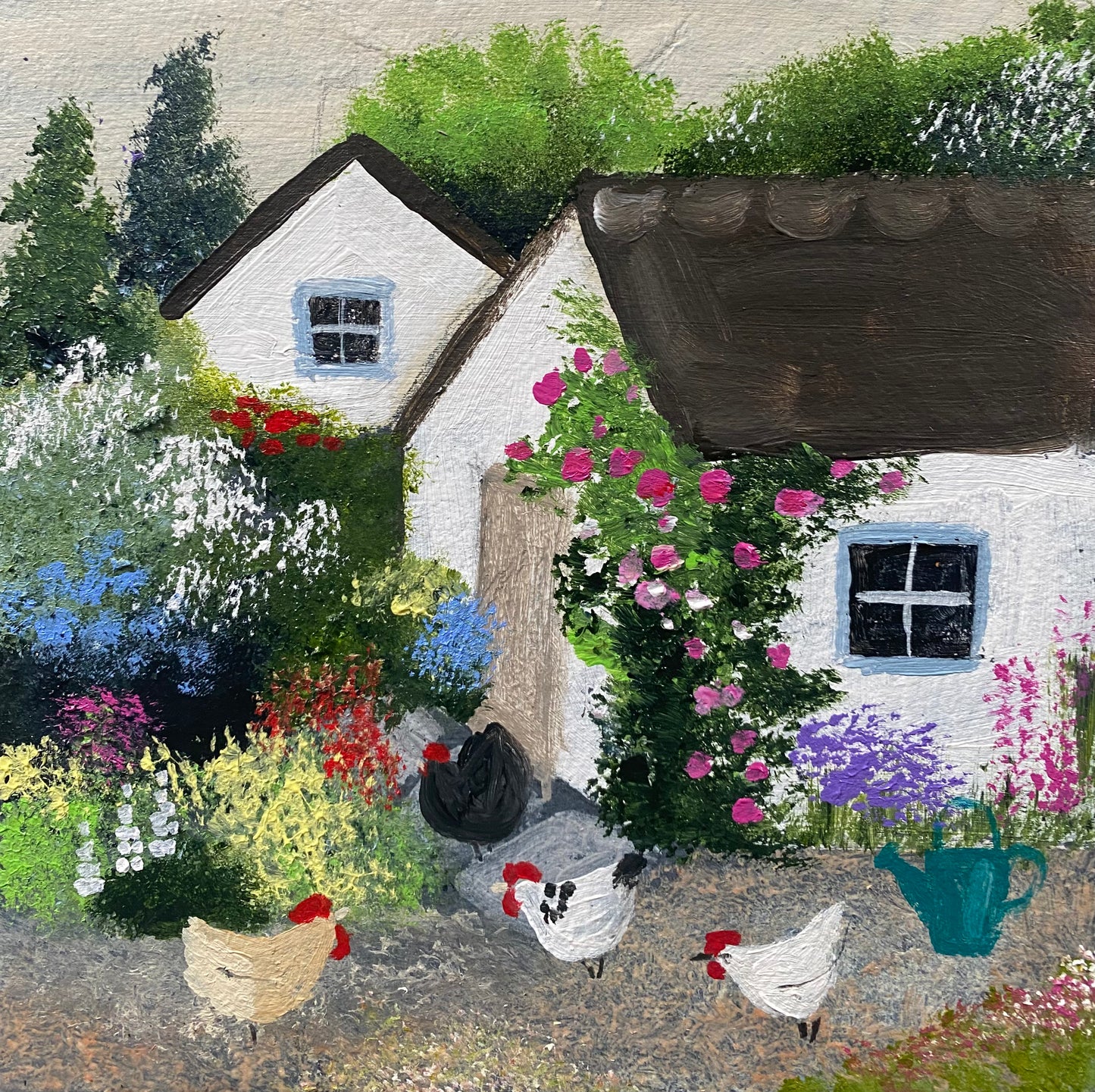 Chickens At Rose Cottage