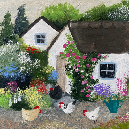Chickens At Rose Cottage