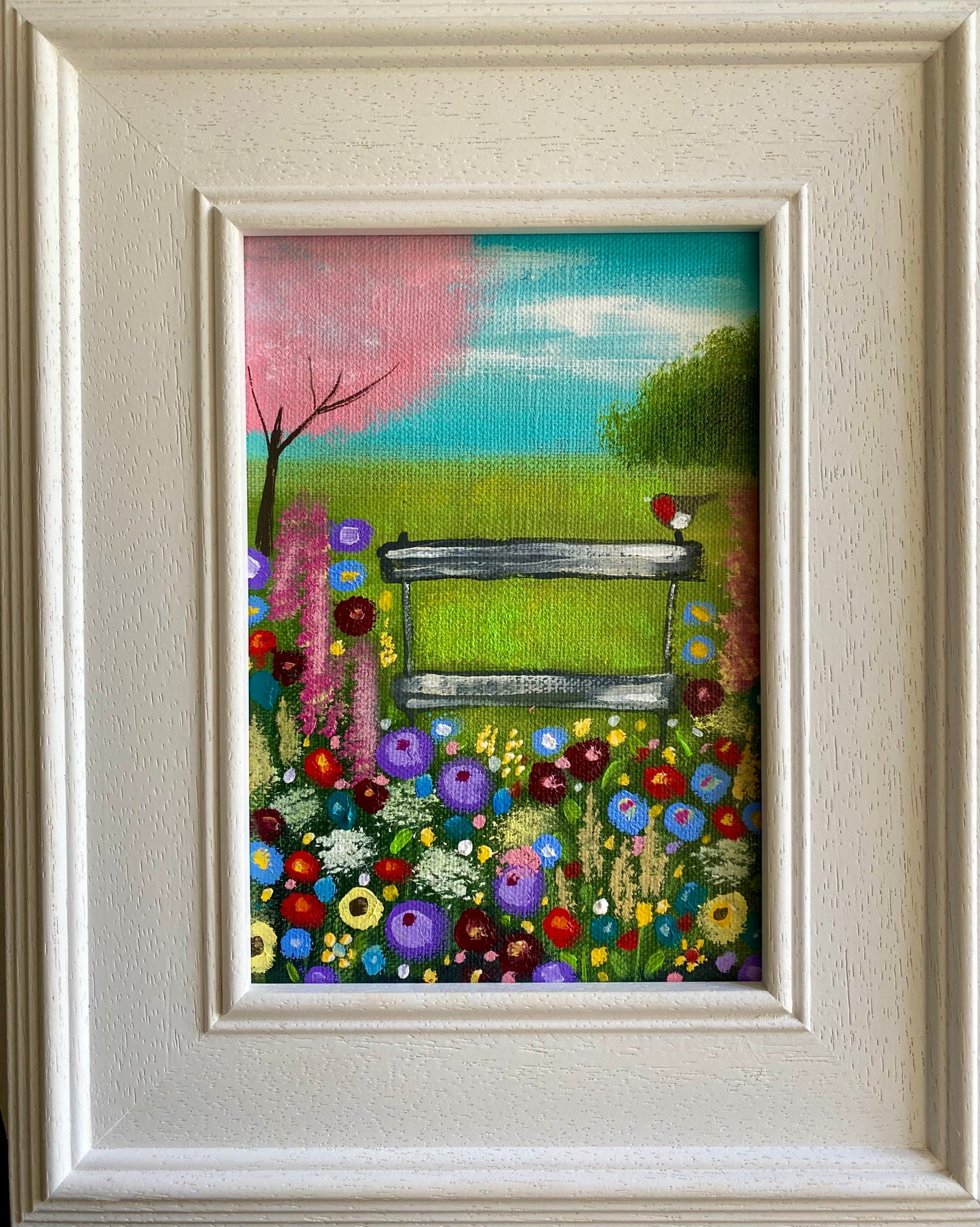 The Rustic Bench ( personalised painting opportunity)