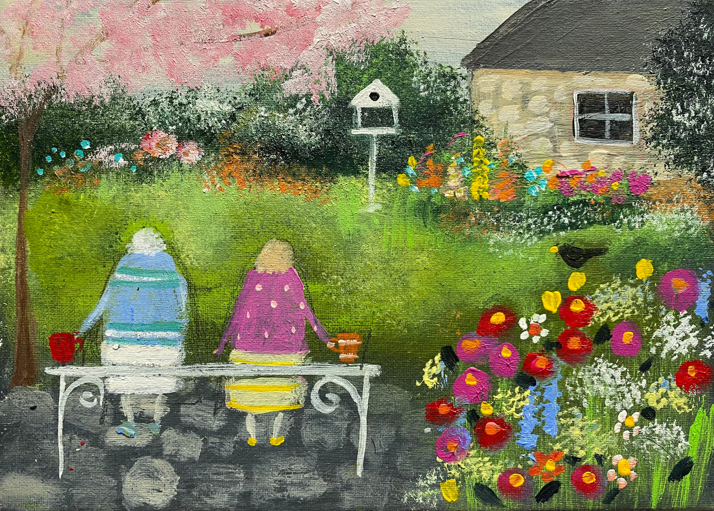 A Coffee Under The Cherry Blossom