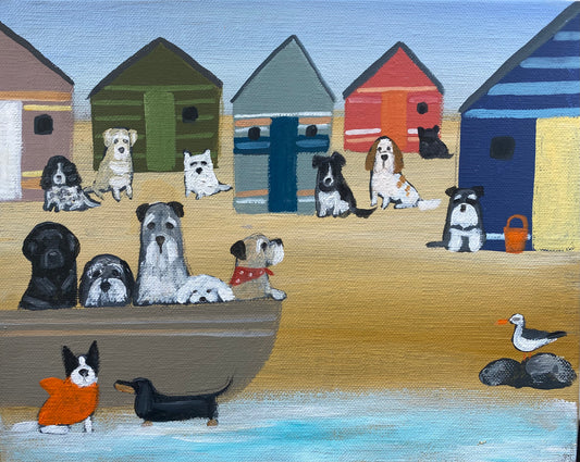 Sandy Paws By The Huts ( personalised painting opportunity)