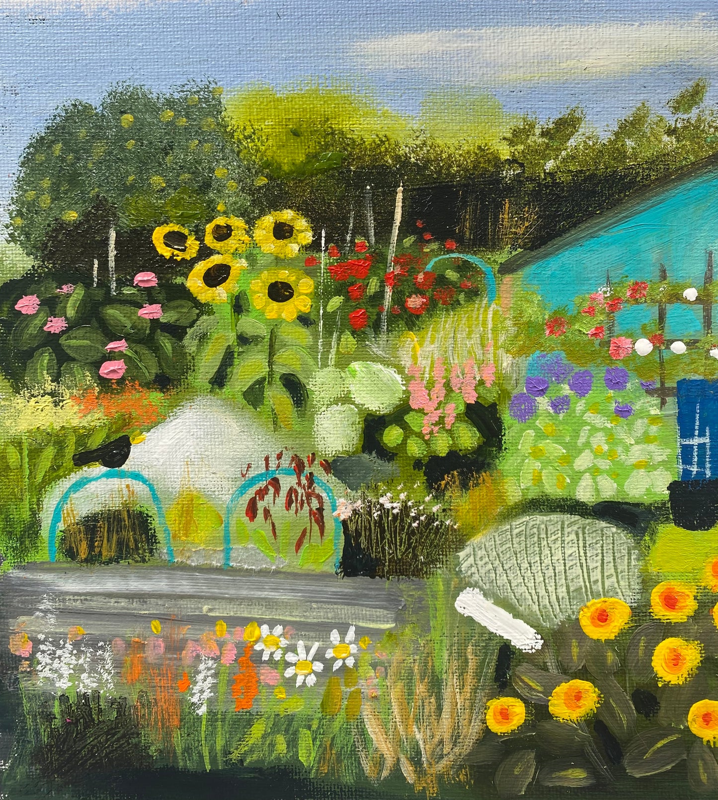 Turquoise Shed