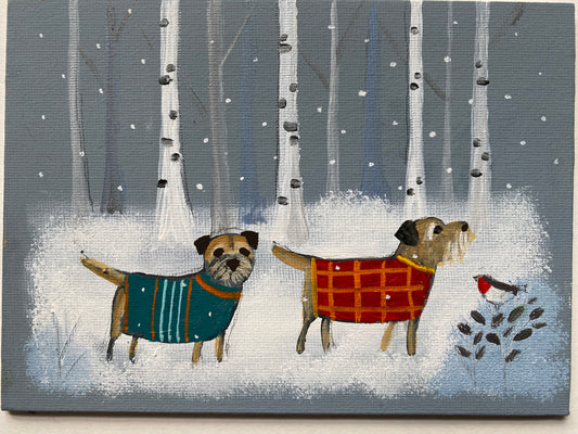 Snowy Paws in The Silver Birch Wood