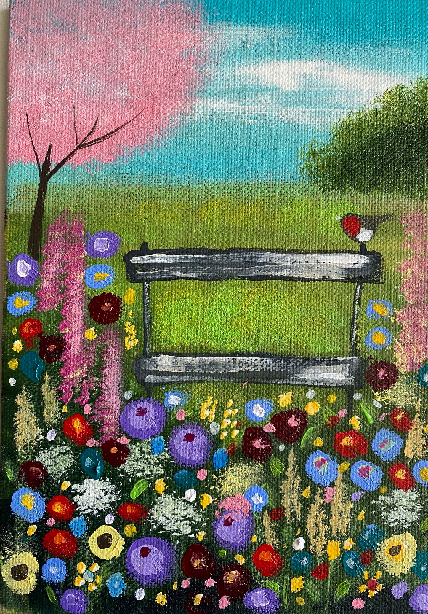 The Rustic Bench ( personalised painting opportunity)