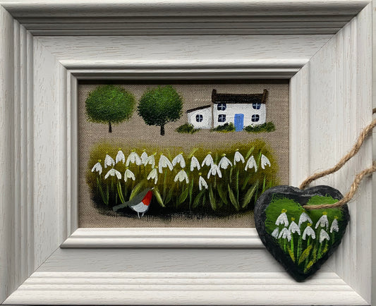 Snowdrops At The Bottom Of The Garden