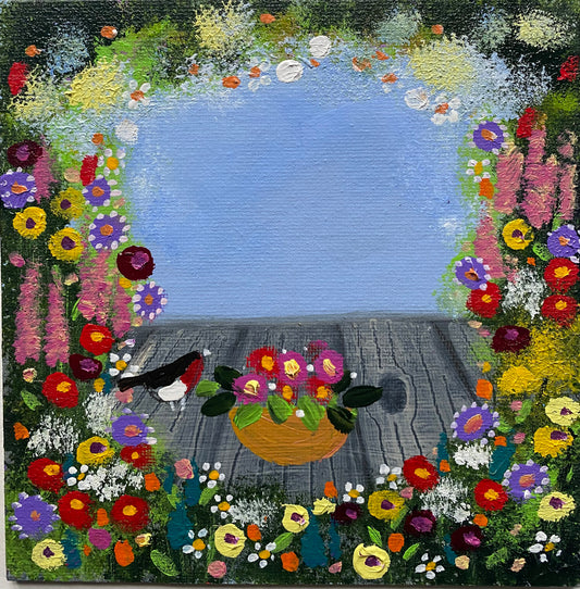 Spring Flower Bowl ( personalised painting opportunity)