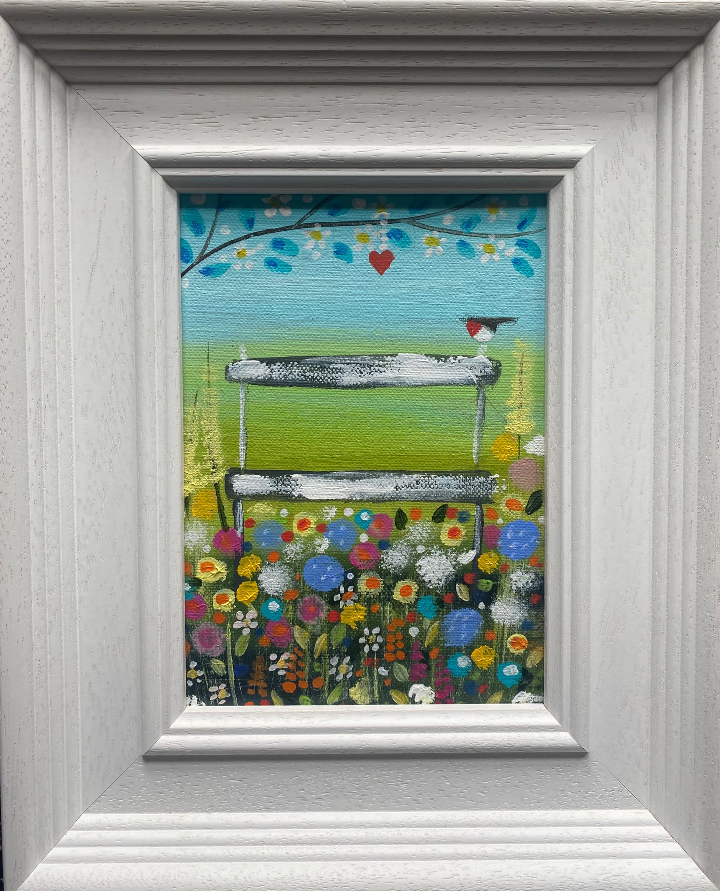 A Rustic Bench For Two ( personalised painting opportunity