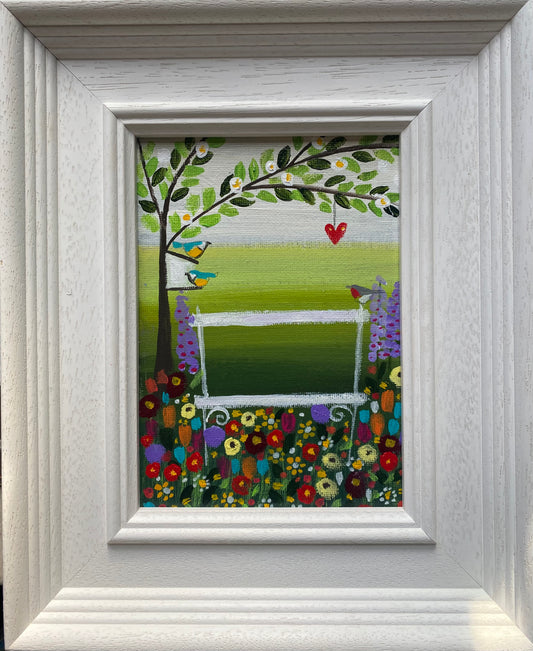 The Bluetits Are Back ( personalised painting opportunity)