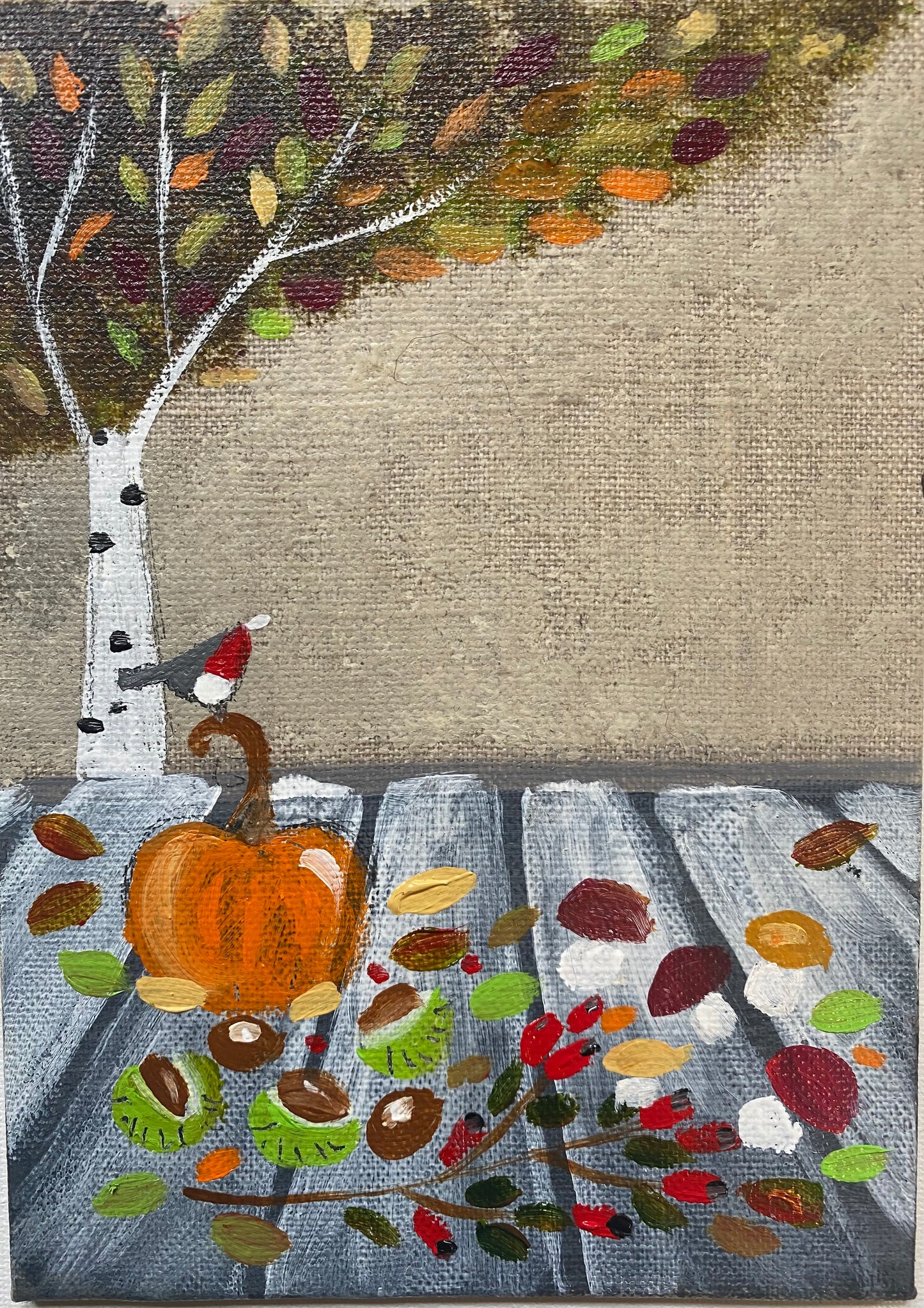 Autumn Table ( personalised painting opportunity)