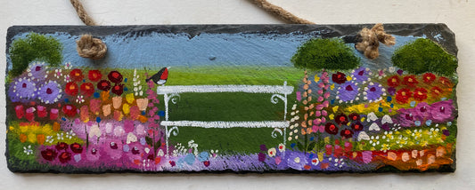 Floral Bench ( personalised painting opportunity)