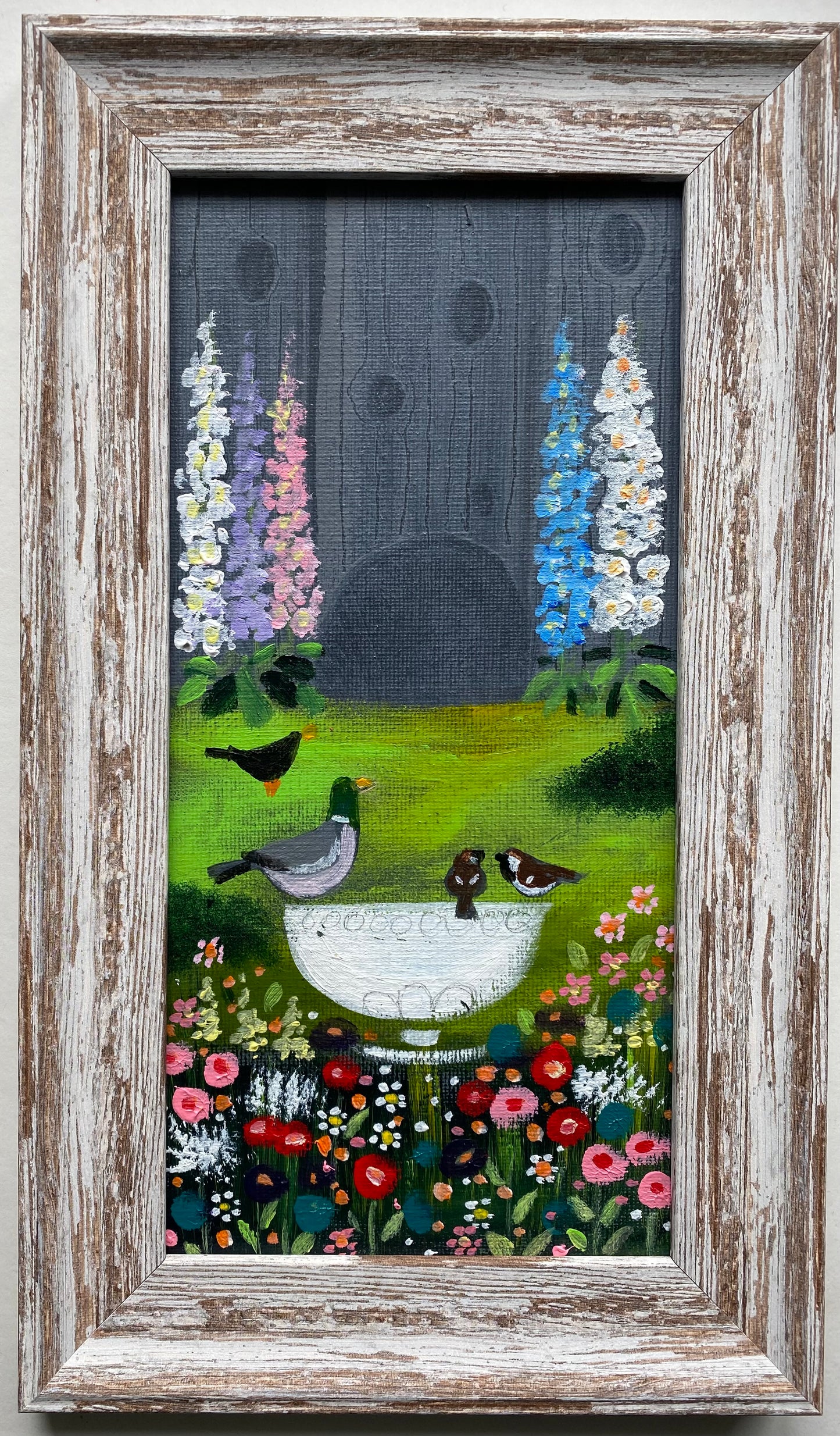 Delphinium Peeper. ( personalised painting opportunity)