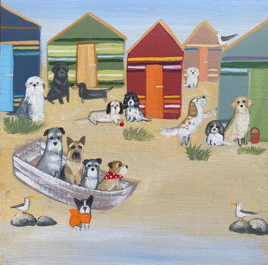 Four In The Old Boat ( personalised painting opportunity)