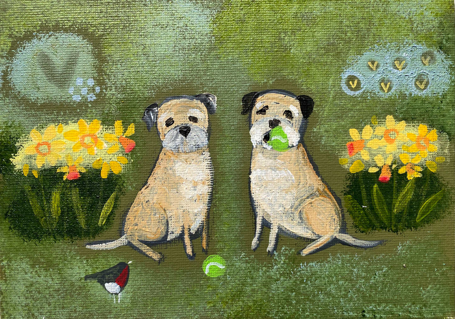 Boys Amongst The Daffs