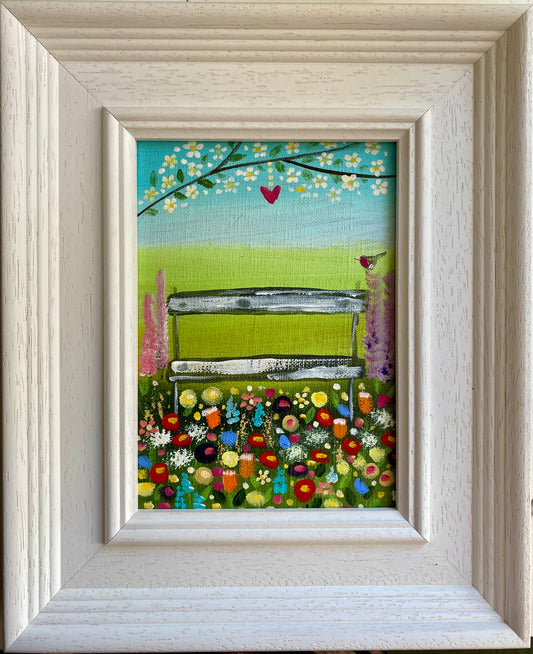 A Bench In April ( personalised painting opportunity)