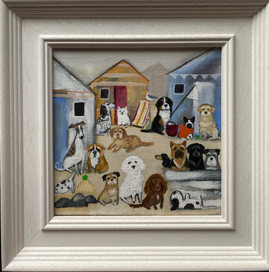 So Many Mutts Down At The Sandy Paws Huts