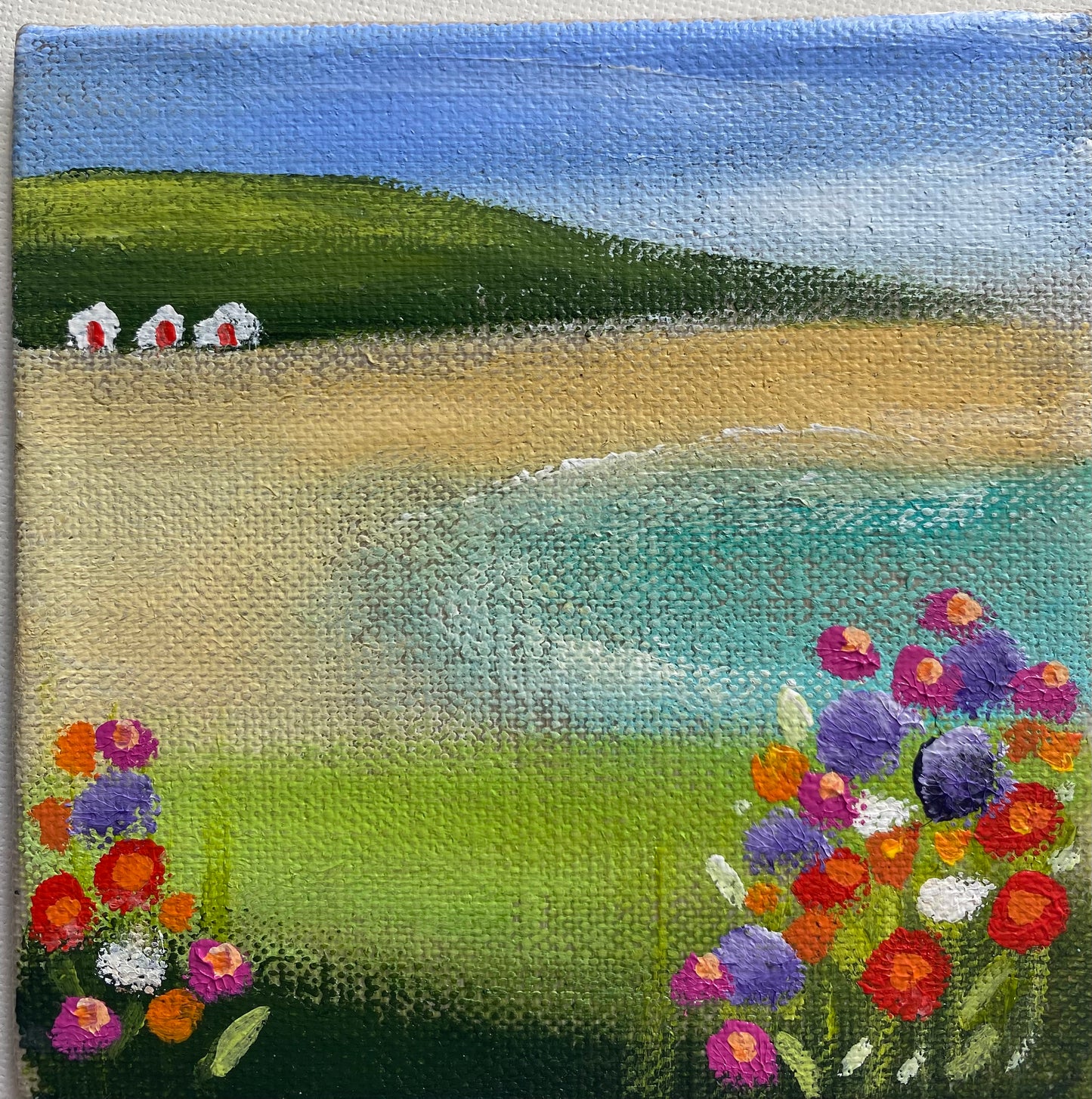 A Sunny Cliff Spot ( add one dog)