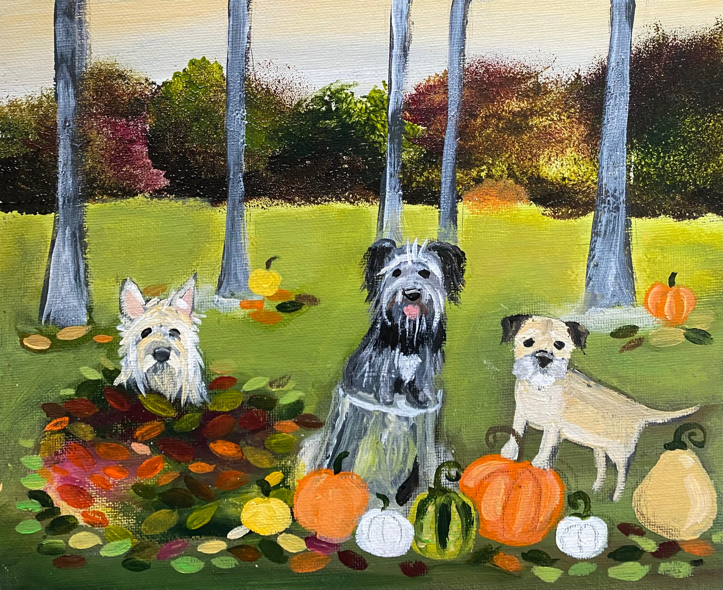 The Scruffy Bunch ( customer commission)