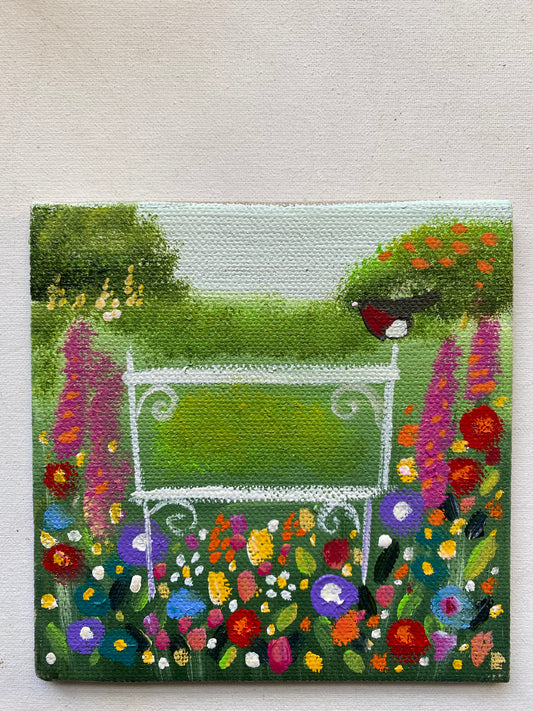 A Robin Came To Greet Me ( personalised painting opportunity)