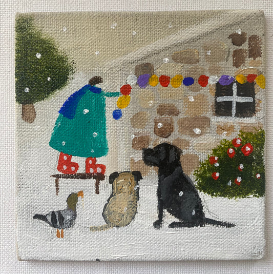 Overseeing The Decorations