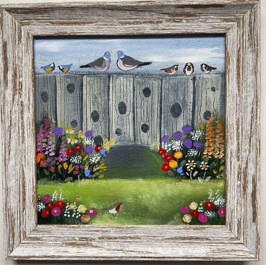 Through The Garden Fence ( personalised painting opportunity)