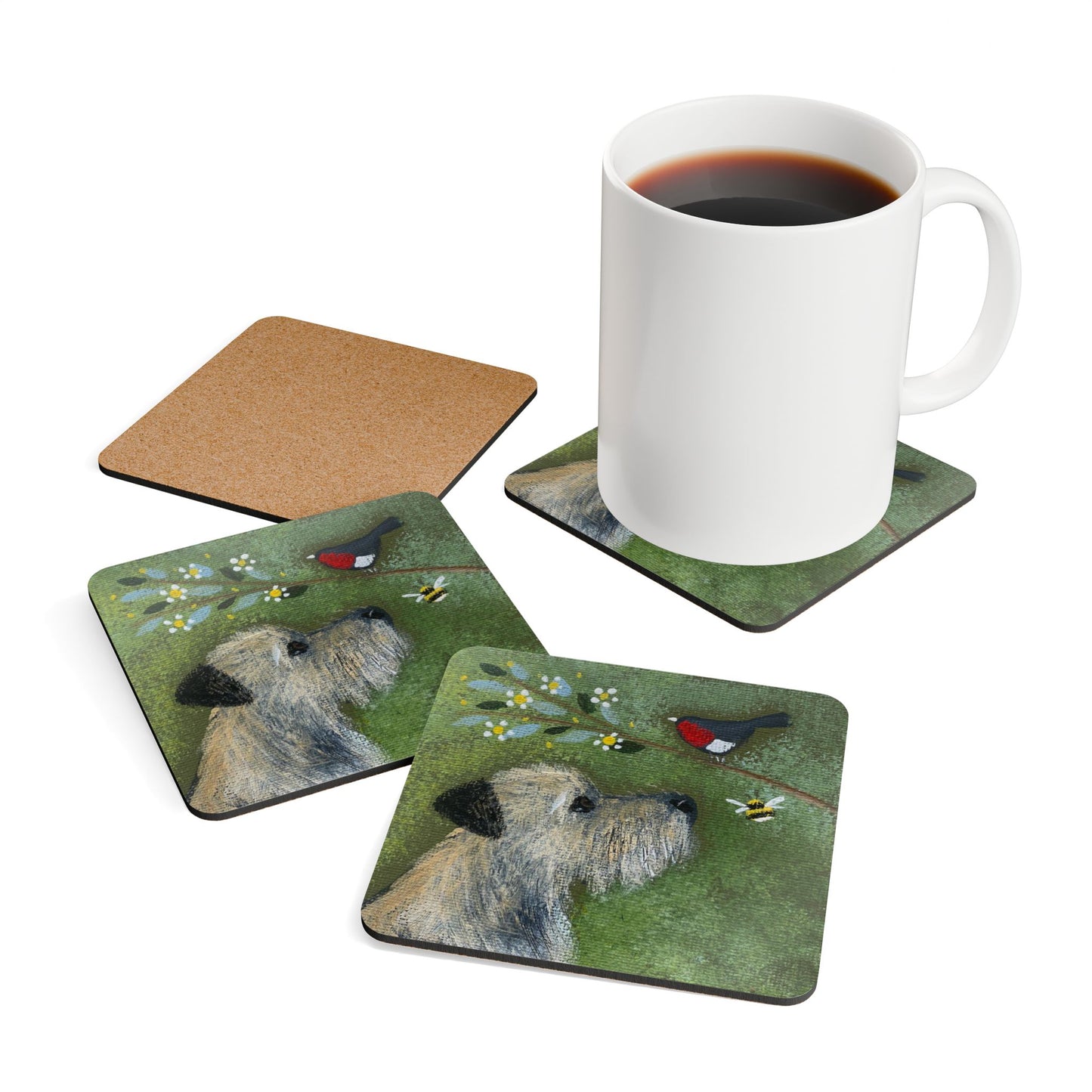 Gazing - Corkwood Coaster Set