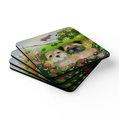 Border Friends - Corkwood Coaster Set