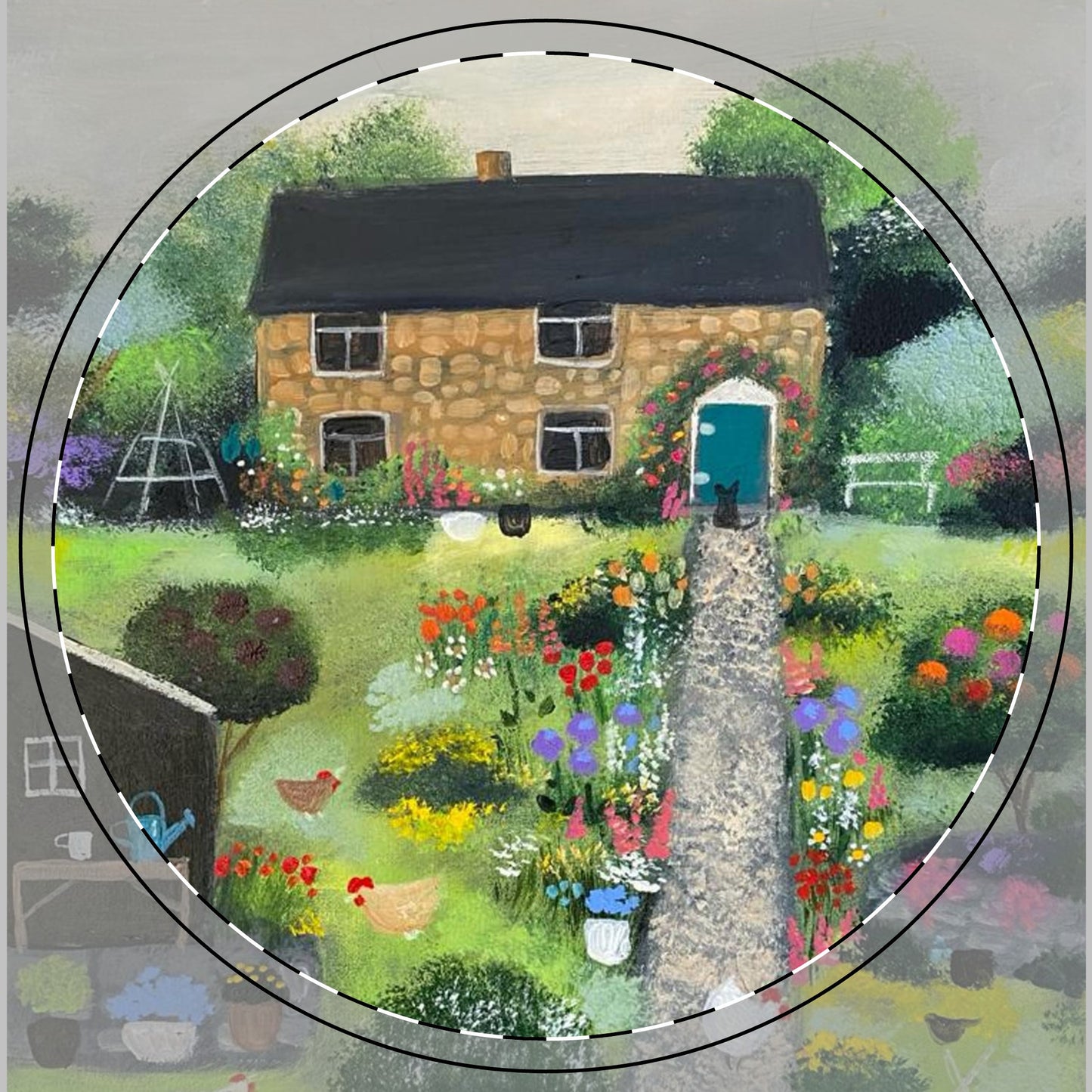 Cottage Garden Coaster