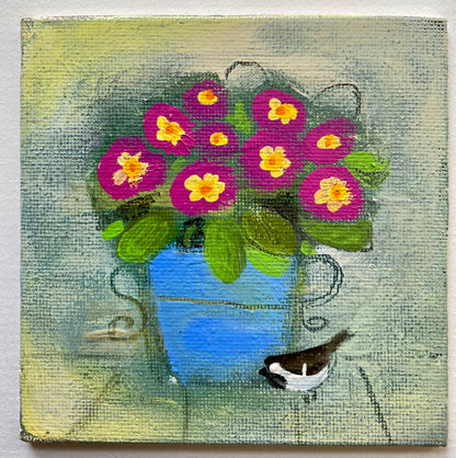 Primroses and Sparrow