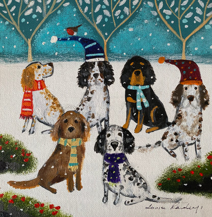 Setters In Silly Hats