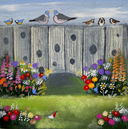 Through The Garden Fence ( personalised painting opportunity)