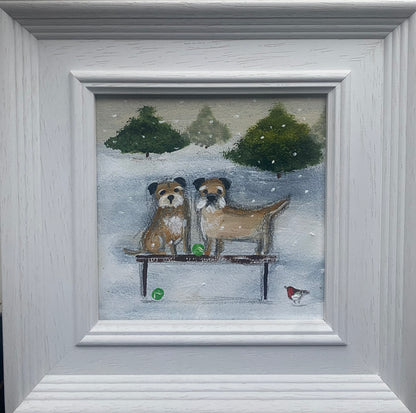 Paws Off the Cold Snow