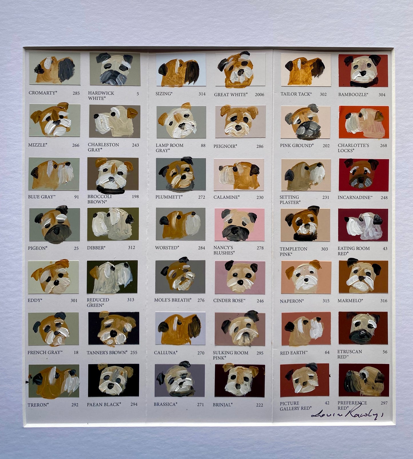 Border Colour Chart