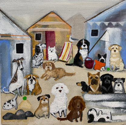 So Many Mutts Down At The Sandy Paws Huts