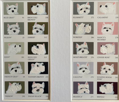 Westie Colour Chart