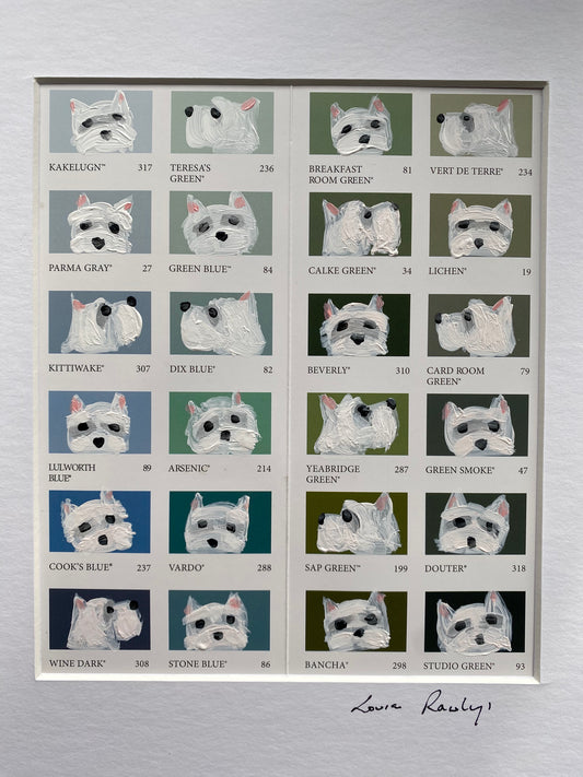 Westie Colour Chart