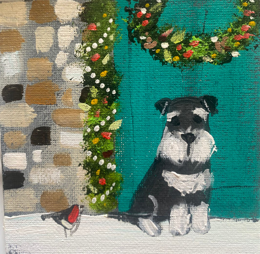 Grumpy Dave Waiting By The Door