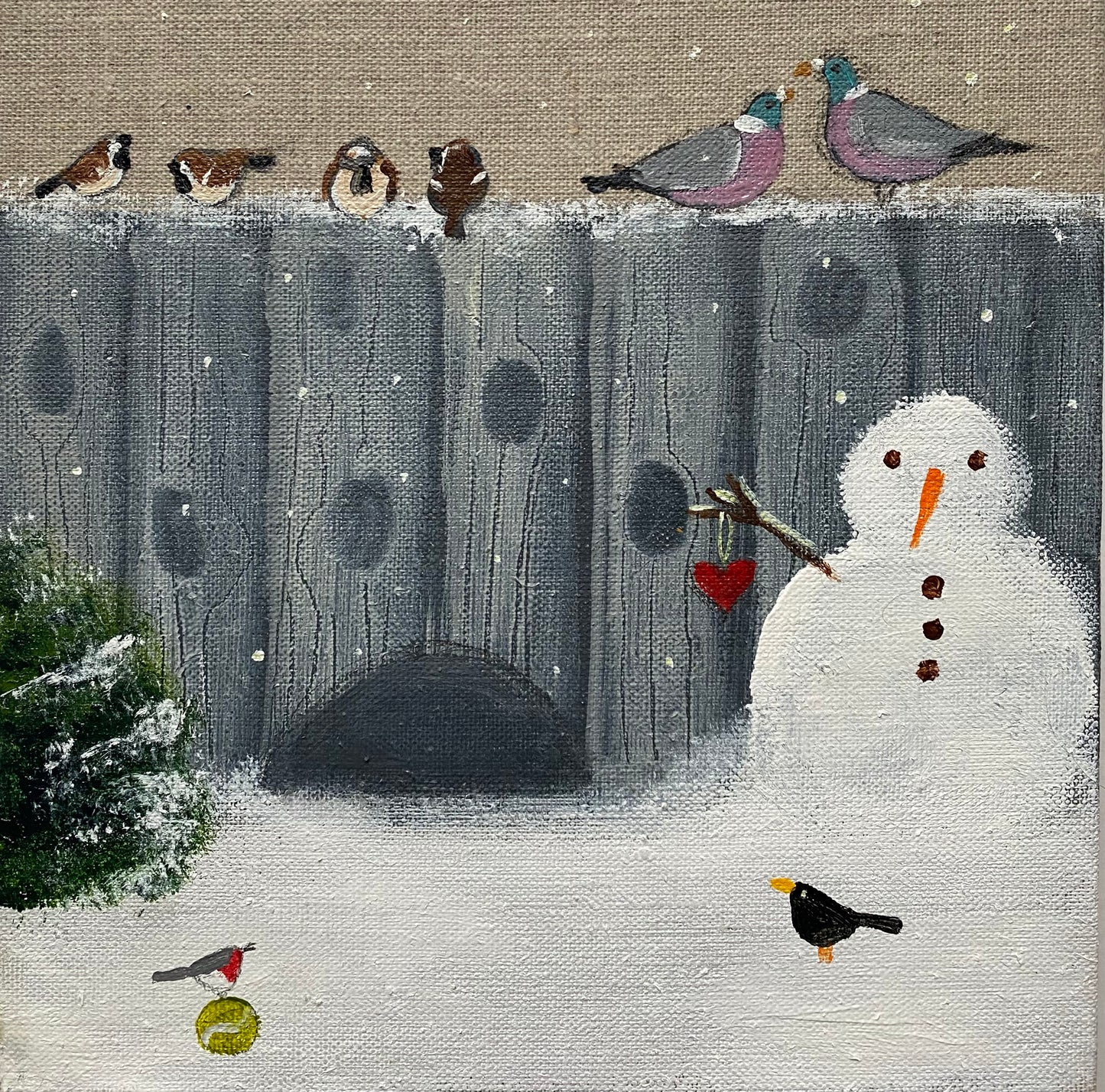 Hello Mr Snowman ( personalised painting opportunity)