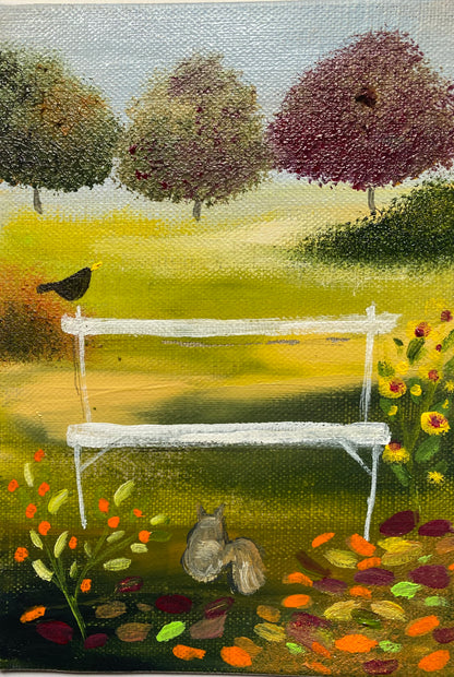 Autumn Blackbird ( personalised painting opportunity)