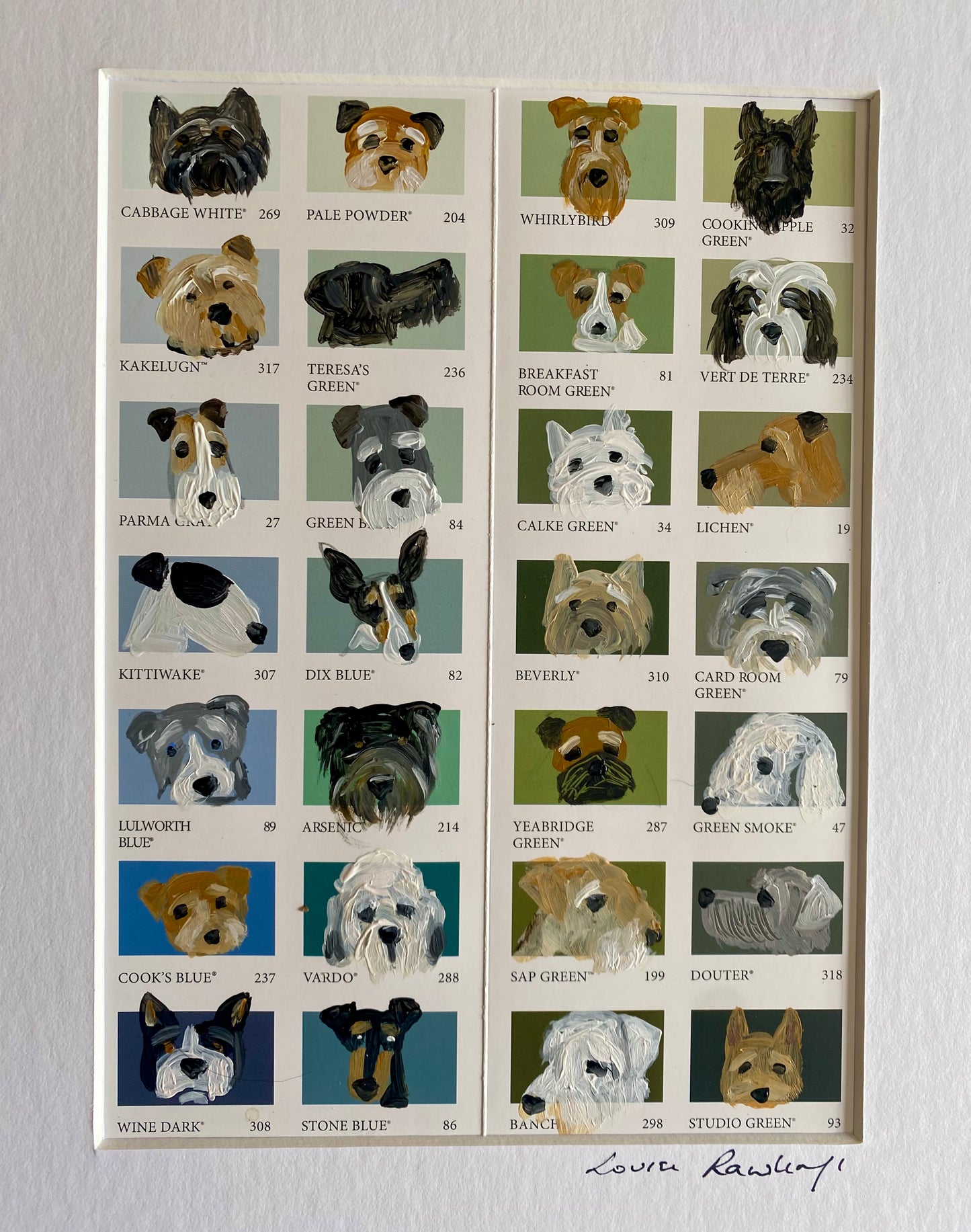 Terrier Colour Chart