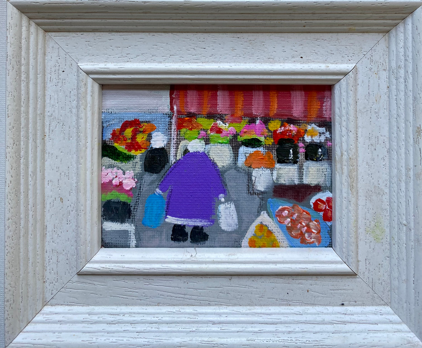 Sheila Perused The Flower Stall