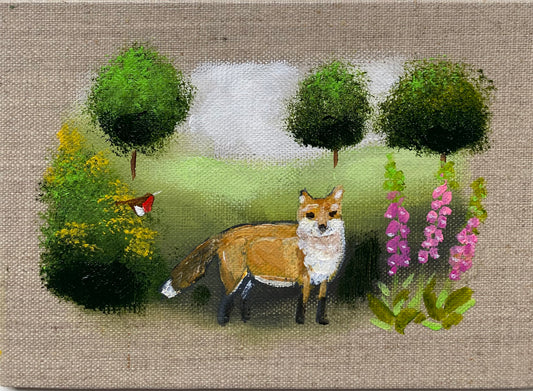 A Fox Strolled By
