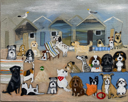 A Busy Bank Holiday By The Old Huts