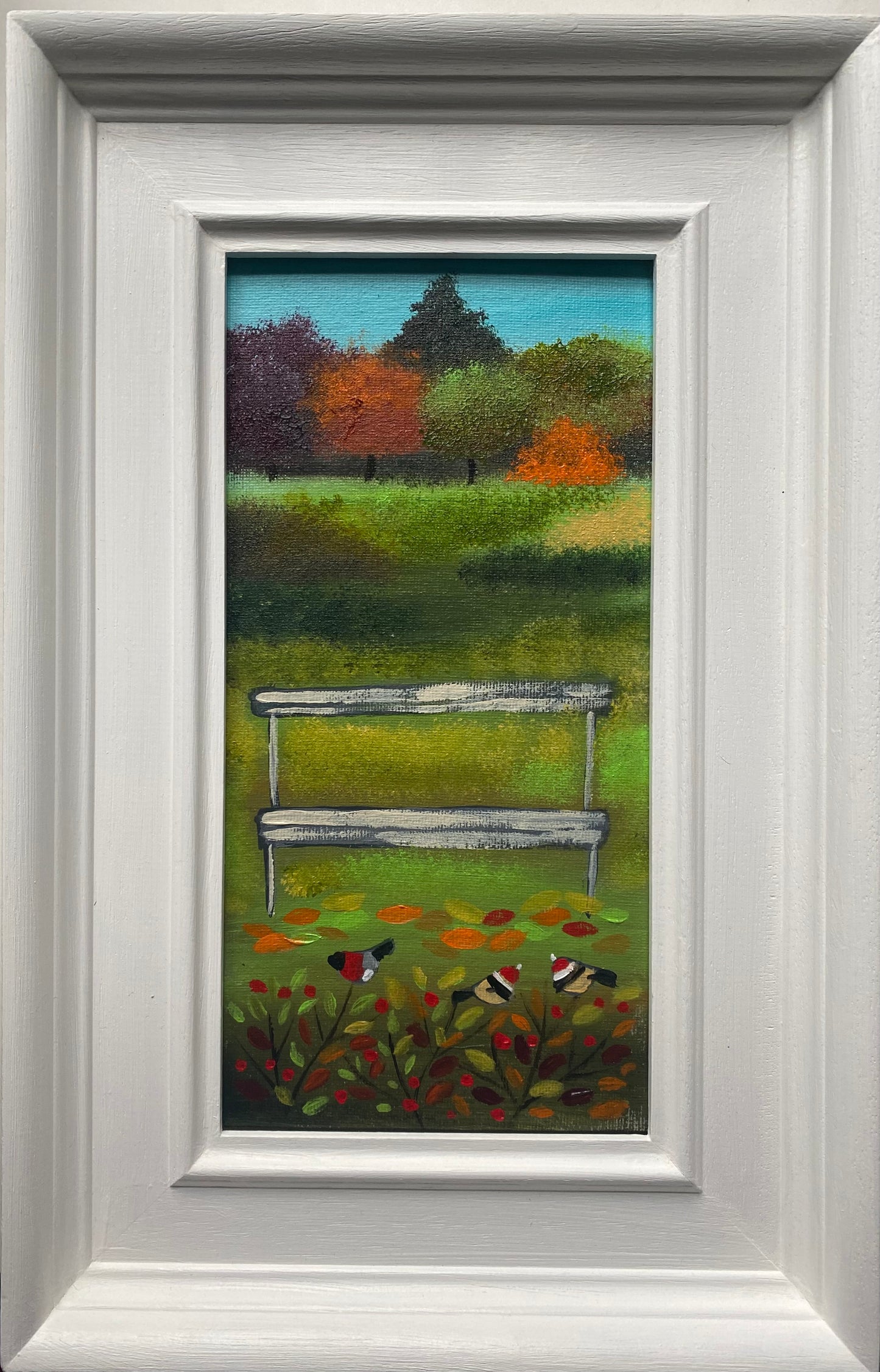 A Bench At The End Of The Walk ( personalised painting opportunity)