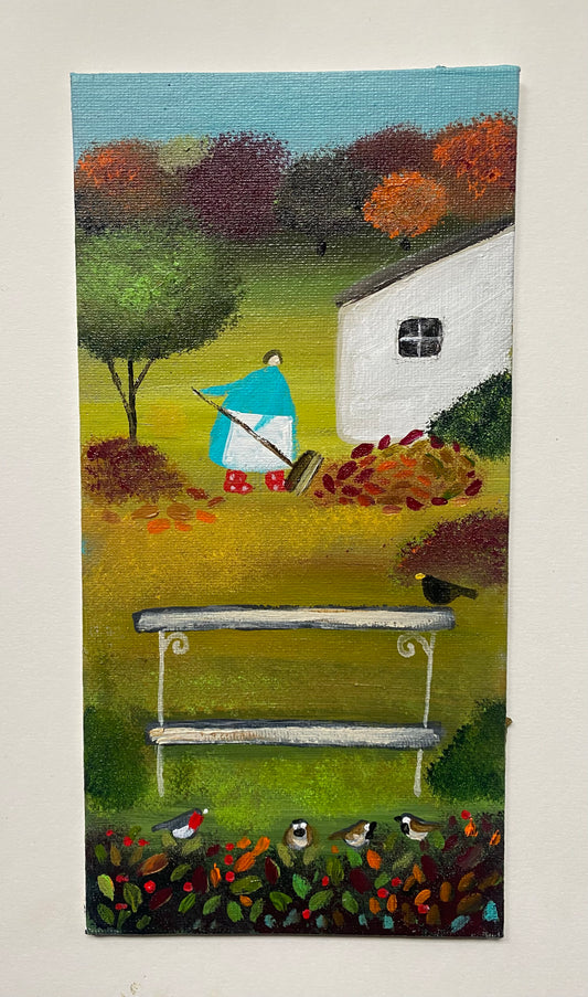 The Last Of The Autumn Leaves ( personalised painting opportunity)