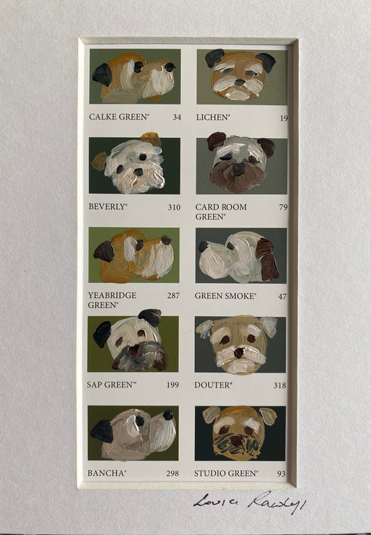 Border Colour Chart