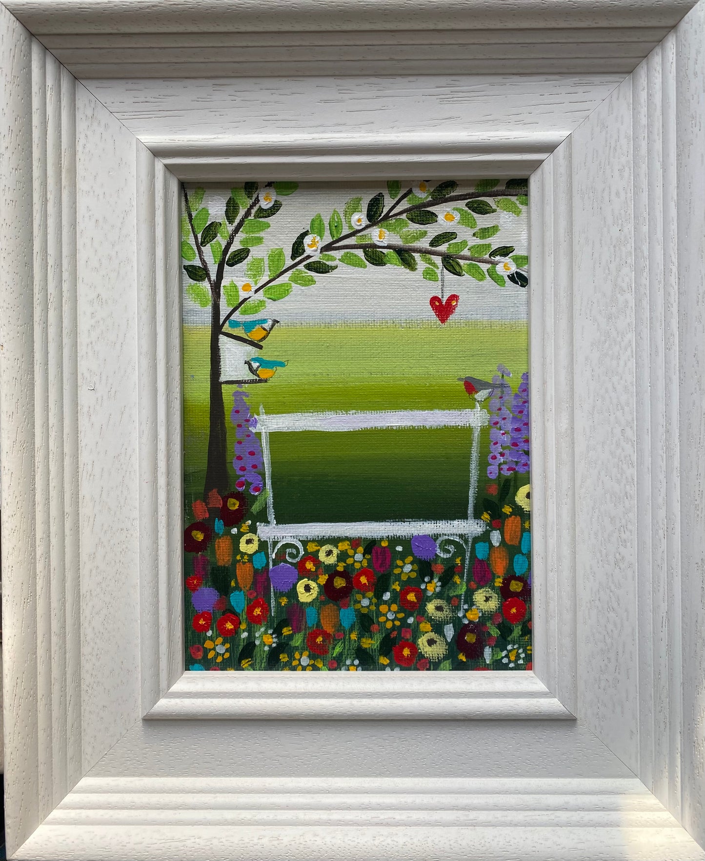 The Bluetits Are Back ( personalised painting opportunity)