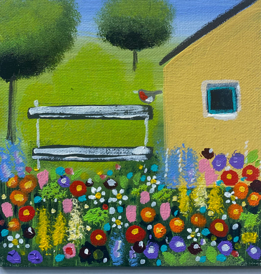 A Bench By The Yellow She’d ( commission opportunity)