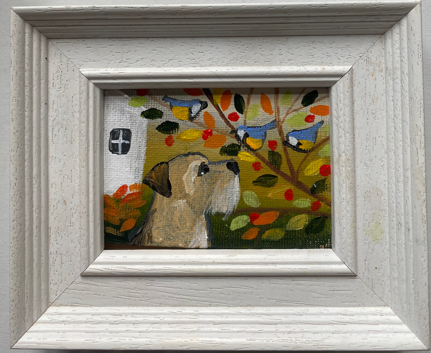 Bernard And Three Bluetits