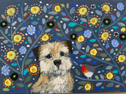 Billy Border On Blue