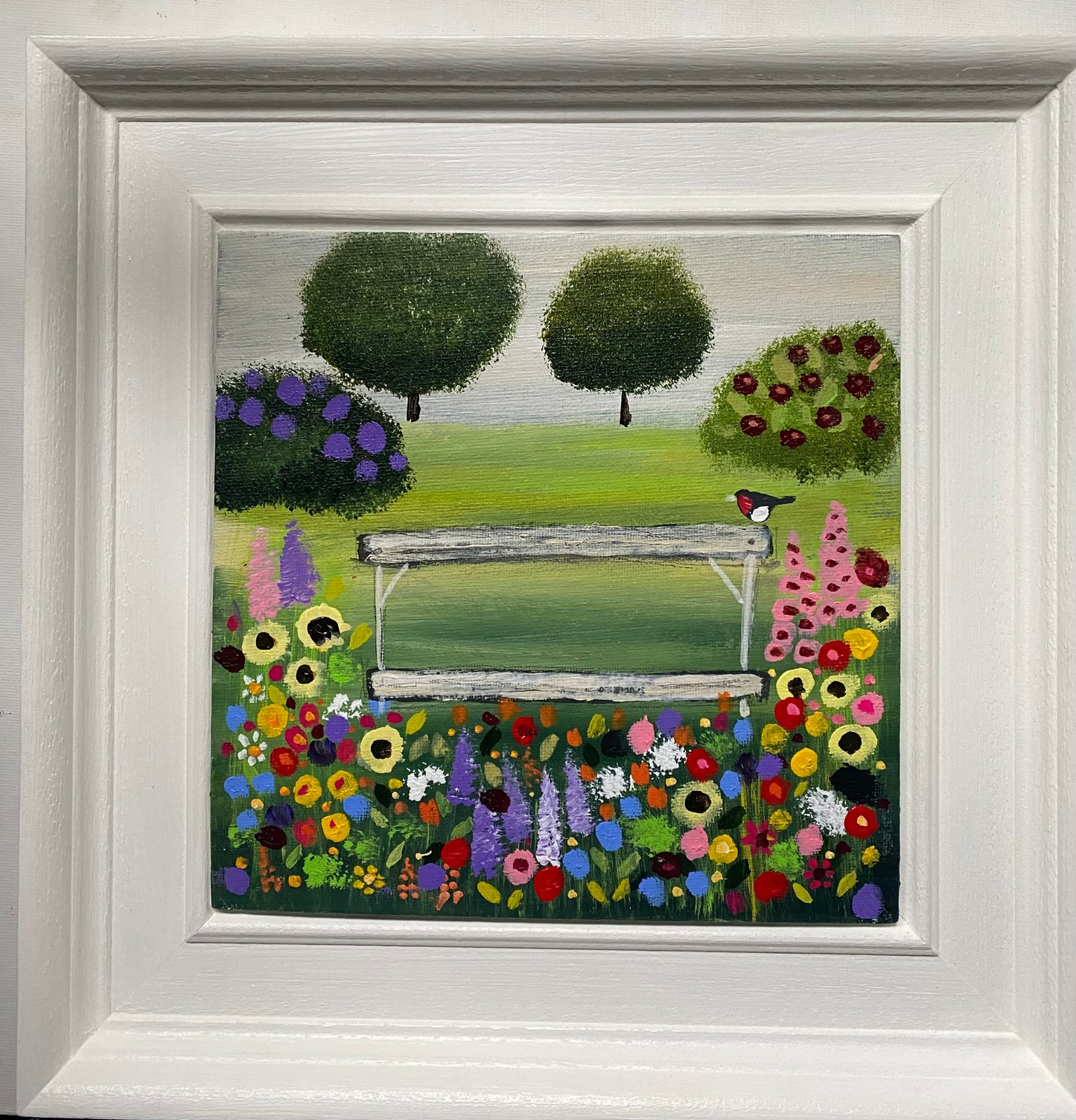 A Bench In August ( personalised painting opportunity)